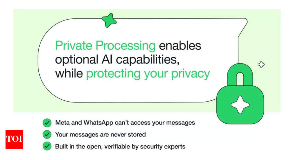 Whatsapp unveils private processing for enhanced ai chat security